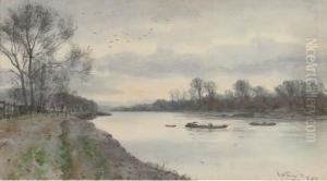 The Thames Below Kew by Robert Winter Fraser