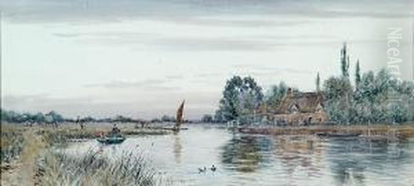 Boats On The River At Horning - view 1