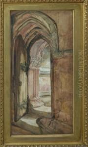 Roslin Chapel Doorway by Alexander Snr Fraser
