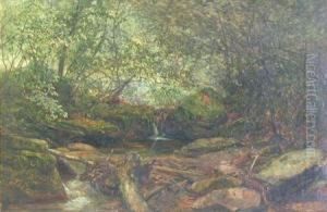 The Brook Thro' The Wood by Alexander Snr Fraser