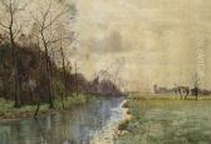 The River Ouse, Sussex. by Alexander Snr Fraser