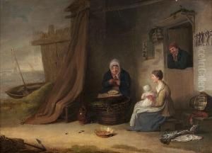 Baiting The Lines by Alexander Snr Fraser