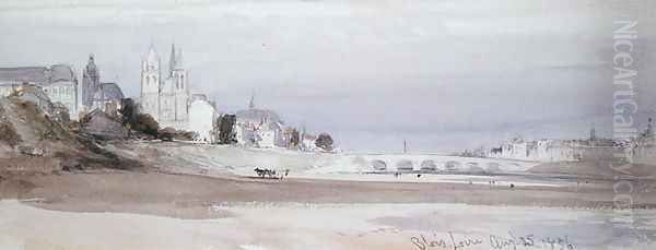 Blois on the Loire, 1856 - view 1