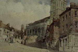 All Hallows Church, Worcester by William Callow