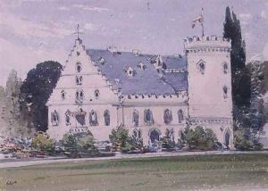 Souvenirs of Rosenau, the birthplace of HRH The Prince Consort, Husband of Queen Victoria (1) by William Callow