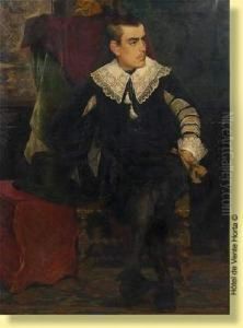 Portrait Presume D'henri, Frere De L'artiste by Leon Henri Marie Frederic