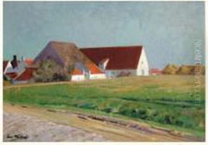 Ferme A Heyst-sur-mer by Leon Henri Marie Frederic