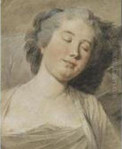 Head And Shoulders Of A Sleeping Young Woman