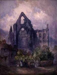 Tintern Abbey 1901 by William Callow
