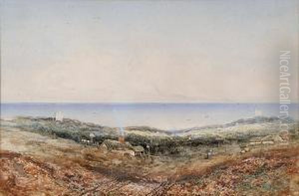 Looking Out To Sea Above Cromer - view 1