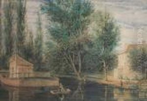 Fishing At Thorpe by Will. Philip Barnes Freeman