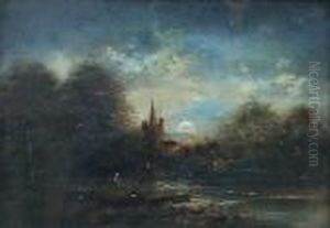 The River At Night by Will. Philip Barnes Freeman