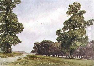 View in Hyde Park by William Callow