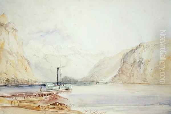 Wallenstadt, from Wesen, Switzerland - view 1