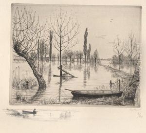 Grenoble - Vannes La Neige by Jean Frelaut