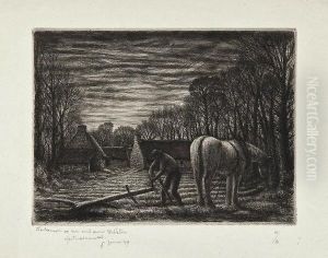 Fin De Journee by Jean Frelaut