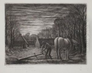 Fin De Journee. by Jean Frelaut