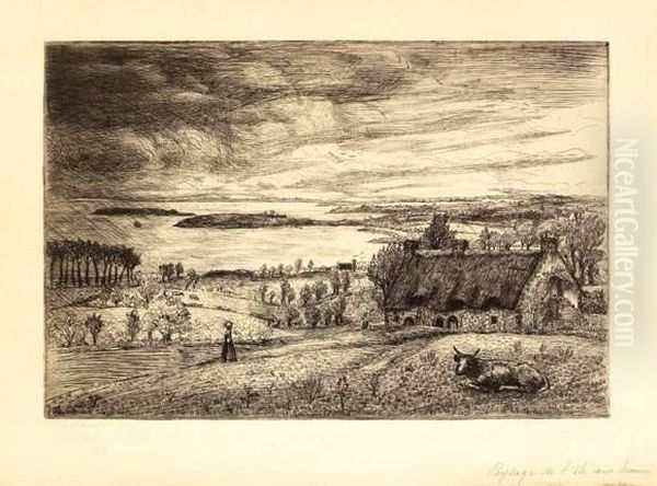 Paysage De L'ile Aux Moines - view 1