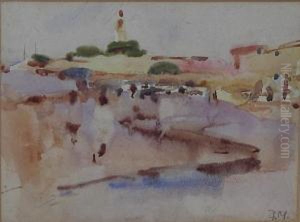 A North African Coastal Scene - view 1