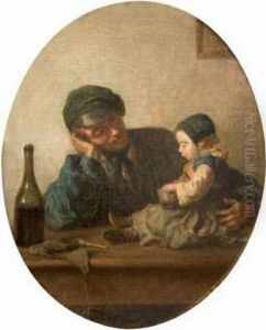 Le Pere Et Son Enfant, 1892 Le Pere Et Son Enfant, 1892