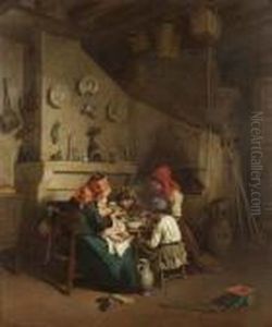 Supper Time by Edouard Frere