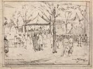 Muziektent Frederik Hendrikplein by Abraham Fresco