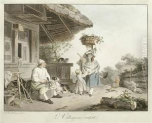 La Villageois Content by Sigismond Freudenberger