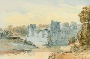 Chepstow Castle by William Callow