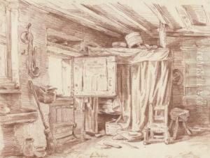 Interieur D'une Ferme by Sigismond Freudenberger
