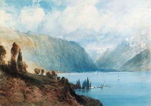 Lake Geneva, Switzerland by William Callow