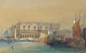 The Doge's Palace, Venice by William Callow