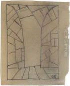 Etude Pour L'arbre, Circa 1933 by Otto Freundlich