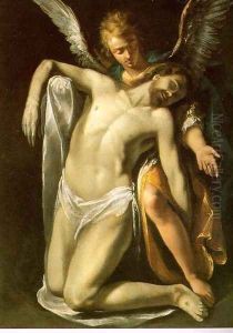 The Dead Christ Supported by an Angel by Daniele Crespi