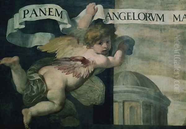 The Last Supper, detail of an angel - view 1