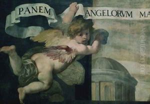 The Last Supper, detail of an angel thumbnail