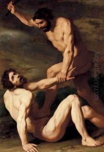 Cain Killing Abel by Daniele Crespi