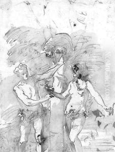 The Temptation of Adam and Eve by Daniele Crespi