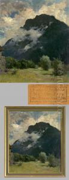 Gebirgslandschaft "der Blaue Berg" - view 1