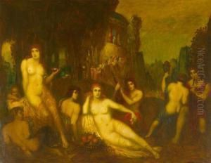 Olympisches Fest by Adolf Frey-Moock