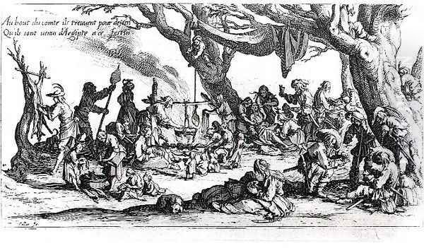 A Birth in a Gypsy Camp - view 1