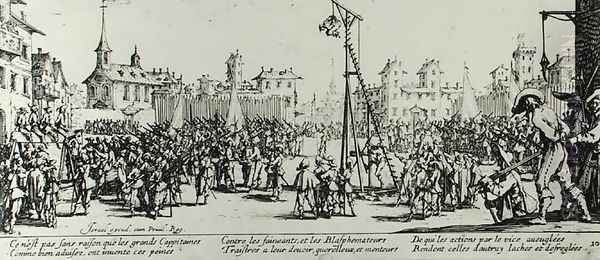 The Strappado, plate 10 from 'The Miseries and Misfortunes of War' 1633 - view 1