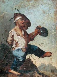 Dwarf Holding a Jug
