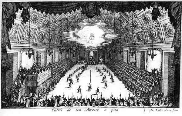 Entrance of his Highness on Foot - view 1