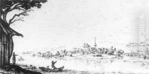 Landscape by Jacques Callot