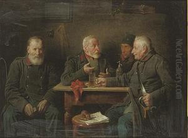 Old Friends by Friedrich V. Malheim Friedlaender