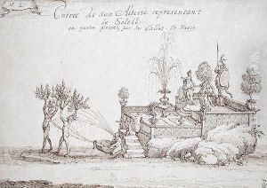 The Duke of Lorraine Representing the Sun by Jacques Callot