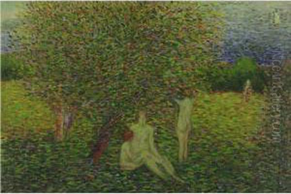Nymphs In A Garden - view 1