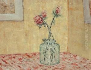 Three Flowers In A Vase Three Flowers In A Vase
