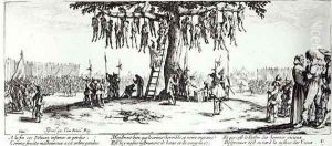 The Hanging, plate 11 from 'The Miseries and Misfortunes of War' by Jacques Callot