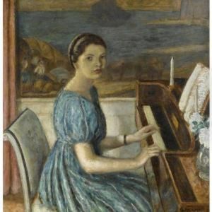 Girl At Piano